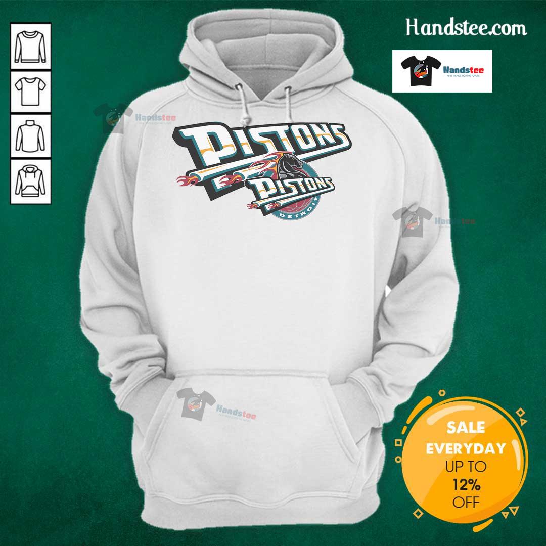 Nice Detroit Pistons Hardwood Classics Evergreen Hoodie showcasing team logo and stylish design for basketball fans.