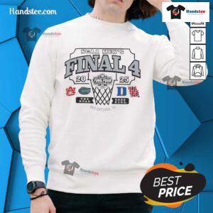 2025 NCAA Men's Basketball Final Four logo sweatshirt featuring team graphics and vibrant colors for fans.