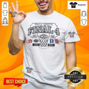 2025 NCAA Men's Basketball Final Four logo t-shirt featuring team graphics and vibrant colors for fans.