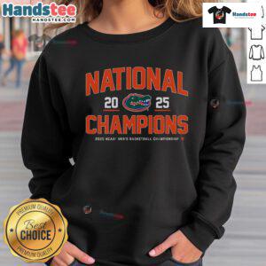 Nice Florida Basketball 2025 NCAA Champions Classic sweatshirt in vibrant colors, perfect for fans and athletes alike.