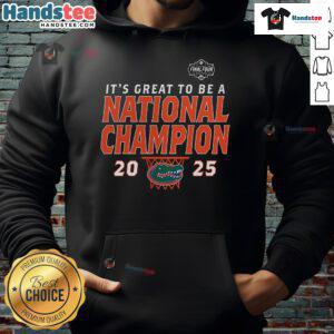 Alt Text: Florida Gators 2025 NCAA Men's Basketball National Champions Post-Move Hoodie showcasing team pride and style.