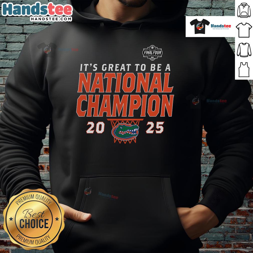 Alt Text: Florida Gators 2025 NCAA Men's Basketball National Champions Post-Move Hoodie showcasing team pride and style.