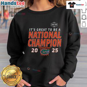 Nice Florida Gators 2025 NCAA Men's Basketball National Champions Post Move Sweatshirt in vibrant colors and stylish design.
