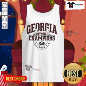 Nice Georgia Bulldogs 2025 NCEA Equestrian National Champions tank top featuring team colors and logo.