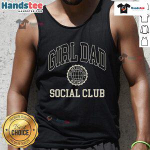 Nice Girl Dad Social Club tank top featuring a stylish design, perfect for proud dads and casual summer wear.