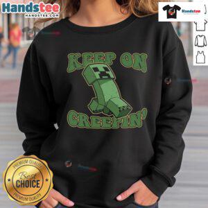 Cozy Nice Keep On Creepin Sweatshirt in a stylish design, perfect for casual outings and cozy layers this season.