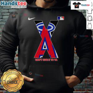 Nice Los Angeles Angels X Gon Give It To Ya baseball hoodie featuring vibrant team colors and stylish design.