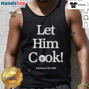 Nice Min Woo Lee Let Him Cook Lululemon Est 1998 Golf Tank Top showcasing stylish design for golf enthusiasts.