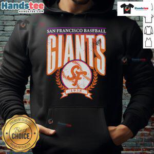 Vintage San Francisco Baseball Giants 1958 retro hoodie in vibrant colors, perfect for fans and collectors.