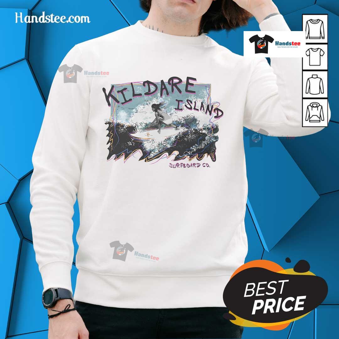 Official Outer Banks Kildare Island Hang Ten Sweatshirt featuring vibrant design and cozy fit, perfect for fans and casual wear.