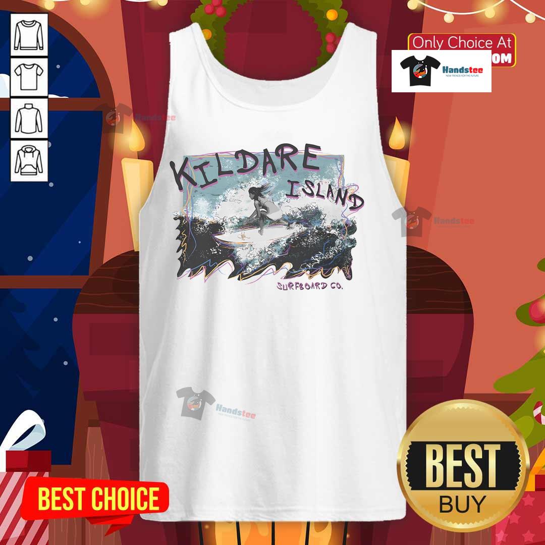 Official Outer Banks Kildare Island Hang Ten Tank Top featuring vibrant colors and stylish beachwear design.