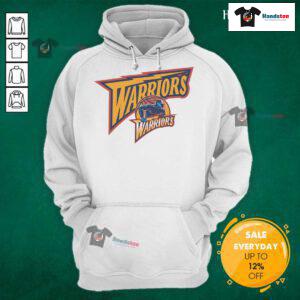 Alt Text: Premium Golden State Warriors Hardwood Classics Evergreen Hoodie, showcasing stylish design and team logo for fans.