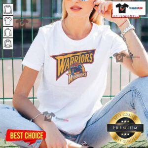 Premium Golden State Warriors Hardwood Classics evergreen ladies tee showcasing team pride and stylish comfort.