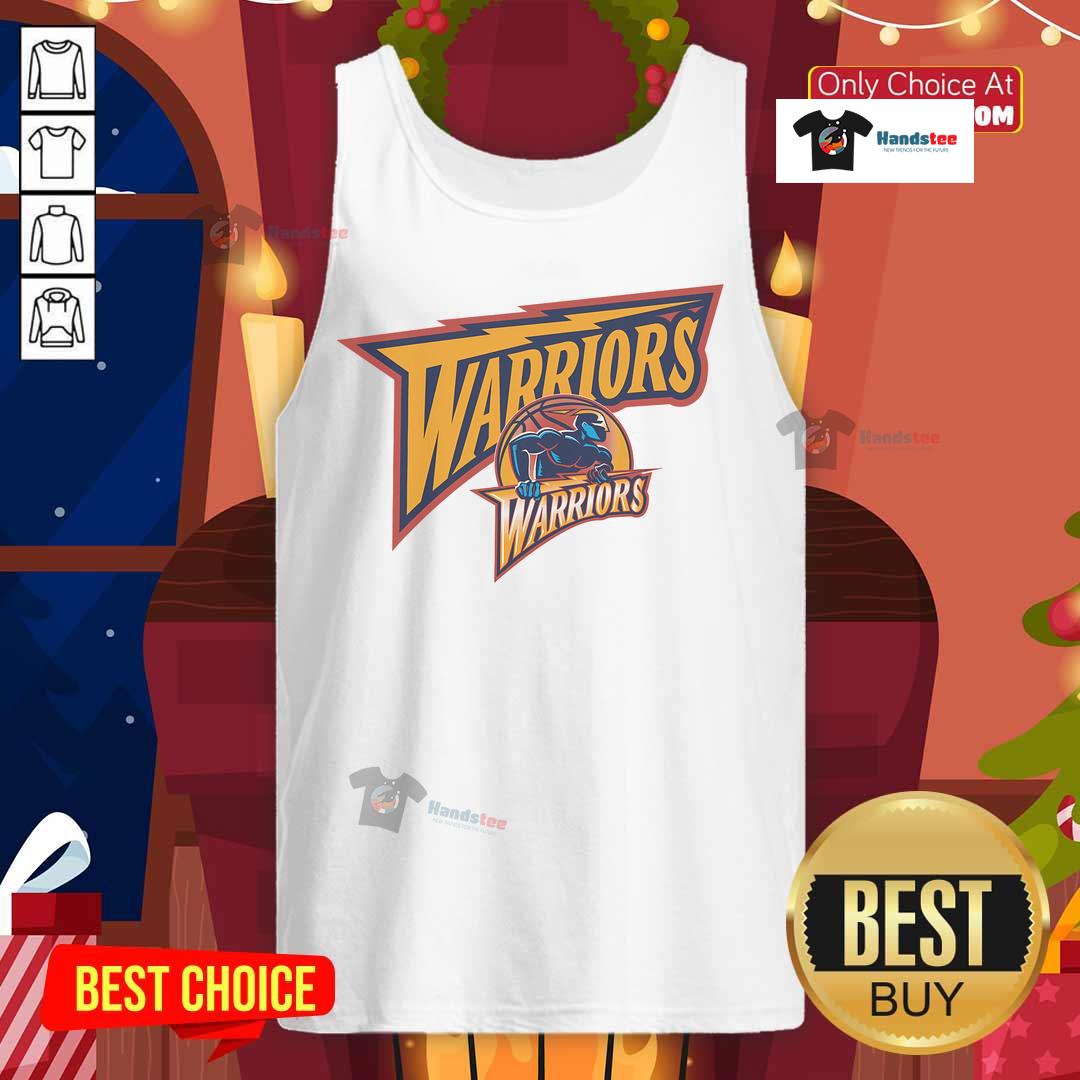 Premium Golden State Warriors Hardwood Classics Evergreen Tank Top showcasing team logo and vibrant colors.