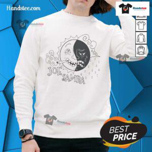 Premium Joe Samba Sun Cigarettes 2025 sweatshirt featuring vibrant graphics and a stylish design for casual wear.
