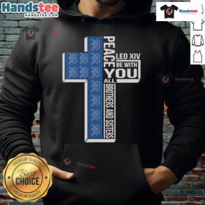 Good Detroit Tigers Peace hoodie featuring Leo XIV design, perfect for fans and a stylish way to show team spirit.