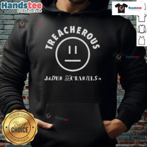 Alt Text: Jaden McDaniels wearing a stylish treacherous hoodie, showcasing a trendy urban fashion look.