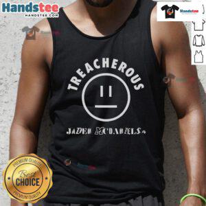 Alt Text: Good Jaden McDaniels wearing a stylish treacherous tank top, showcasing a trendy streetwear look.