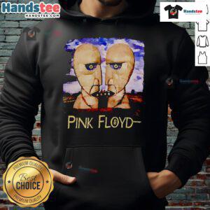 Vintage 90s Pink Floyd hoodie featuring iconic band logo in vibrant colors on a soft fabric background.