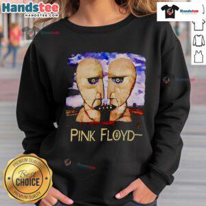 Vintage 90s Pink Floyd sweatshirt featuring iconic band logo and vibrant colors, perfect for retro music lovers.