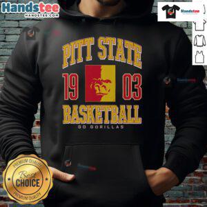 Good Pittsburg State Gorillas basketball hoodie in vibrant colors, perfect for fans and athletes supporting their team.