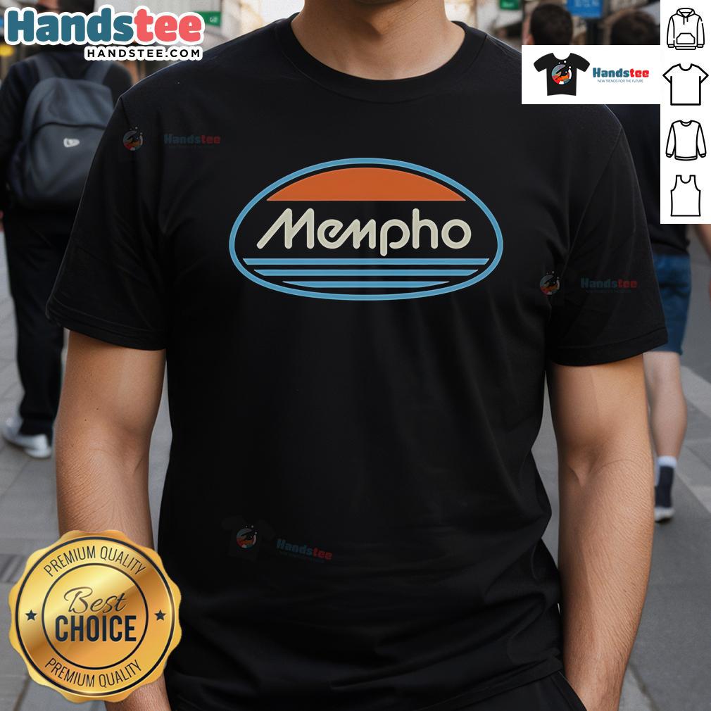 Alt Text: Good Riverbeat Music Festival Mempho Sun River Oval T-Shirt featuring vibrant design and festival branding.