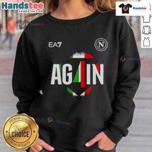 Good SSC Napoli Campione d'Italia 2024-2025 sweatshirt featuring team colors and logo for passionate fans.