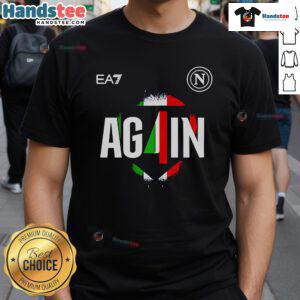 Good SSC Napoli Campione d'Italia 2024-2025 T-Shirt featuring vibrant team colors and iconic logo for fans.