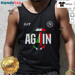 Good SSC Napoli Campione d'Italia 2024-2025 tank top featuring vibrant team colors and logo for passionate fans.