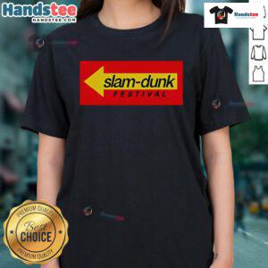 Good Slam Dunk X Drive-Thru Ladies Tee featuring a stylish design perfect for basketball fans and casual wear.