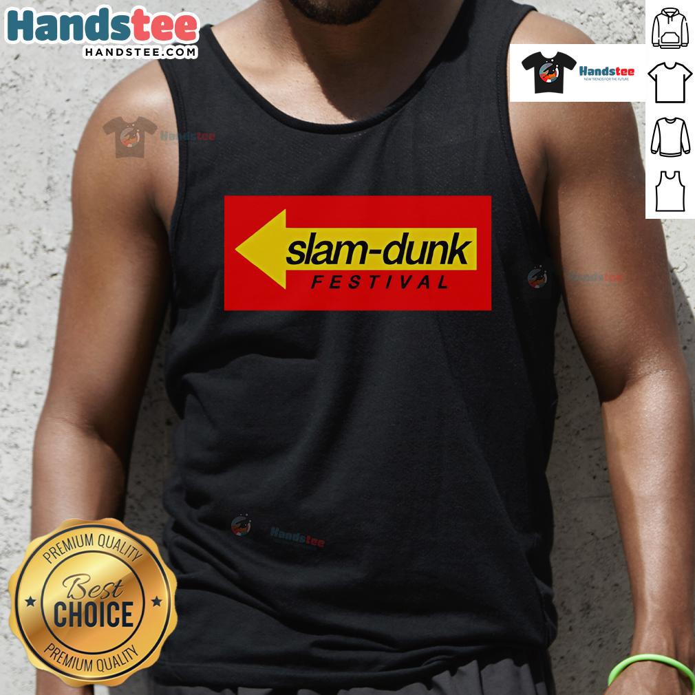Good Slam Dunk X Drive Thru Tank Top featuring a vibrant graphic design, perfect for basketball and casual wear.