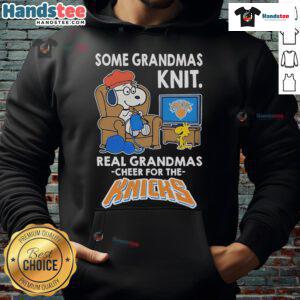 Alternative view of Good Snoopy And Charlie Brown The Peanuts Some Grandmas Knit Real Grandmas Cheer T-Shirt