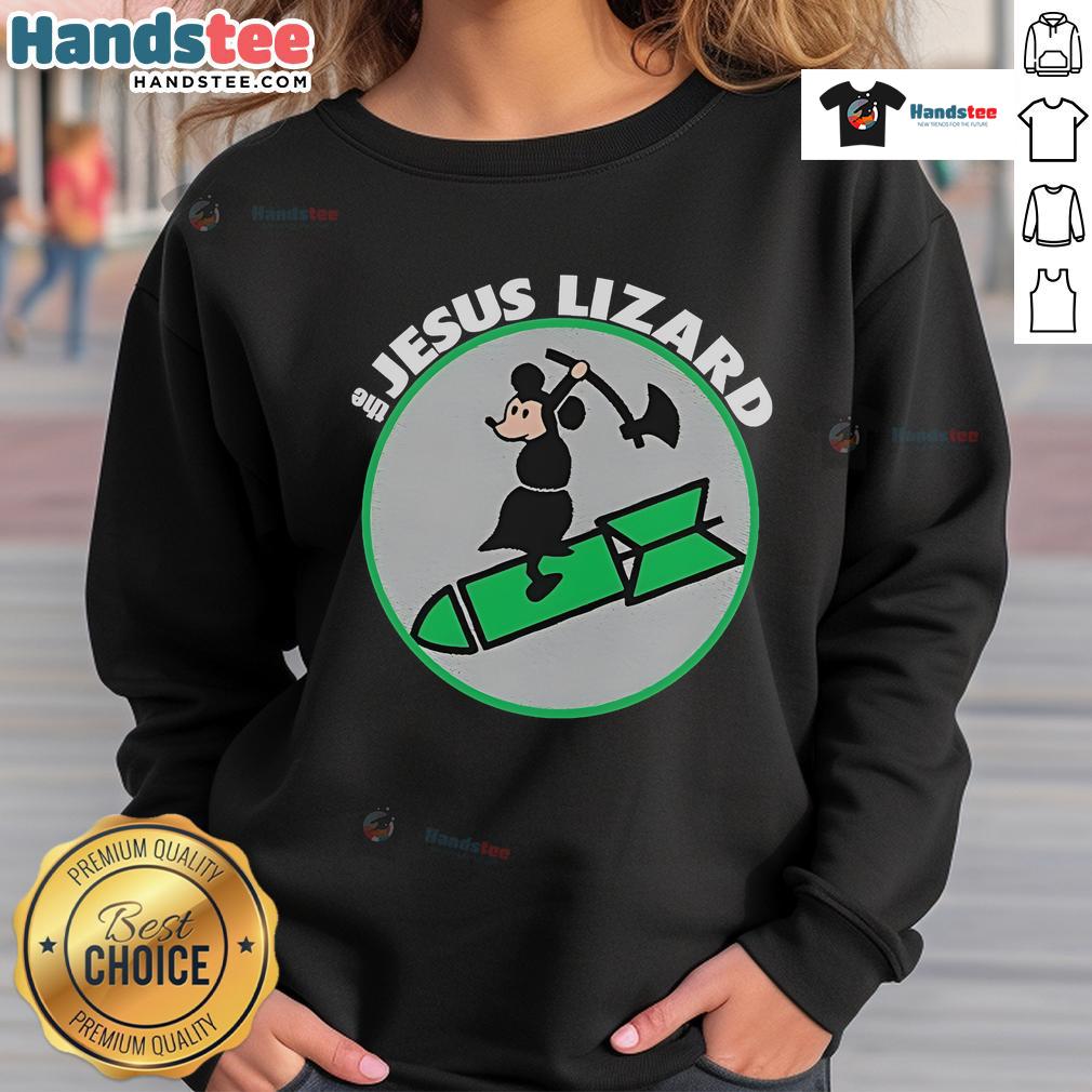 Good The Jesus Lizard Maus Mit Bombe sweatshirt featuring unique graphic design for fans of the band.