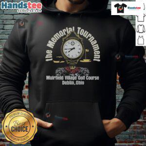 Alt Text: Good The Memorial Tournament Clock Hoodie featuring unique design, perfect for golf fans and event enthusiasts.