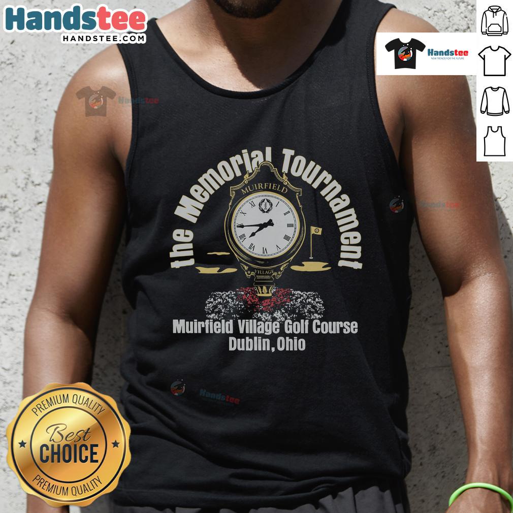 Good The Memorial Tournament Clock Tank Top featuring stylish design, perfect for golf fans and summer wear.