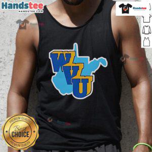 Good WVU West Virginia Mountaineers logo tank top featuring a vibrant design for fans and athletes.