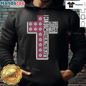 Good Winnipeg Jets hoodie featuring 'I Can Do All Things Through Christ' inspirational quote.