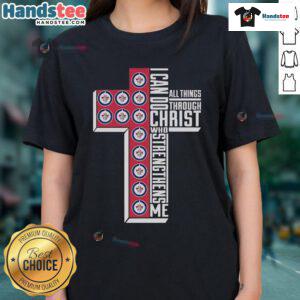 Good Winnipeg Jets I Can Do All Things tee for women, featuring a motivational Christian quote and team logo design.