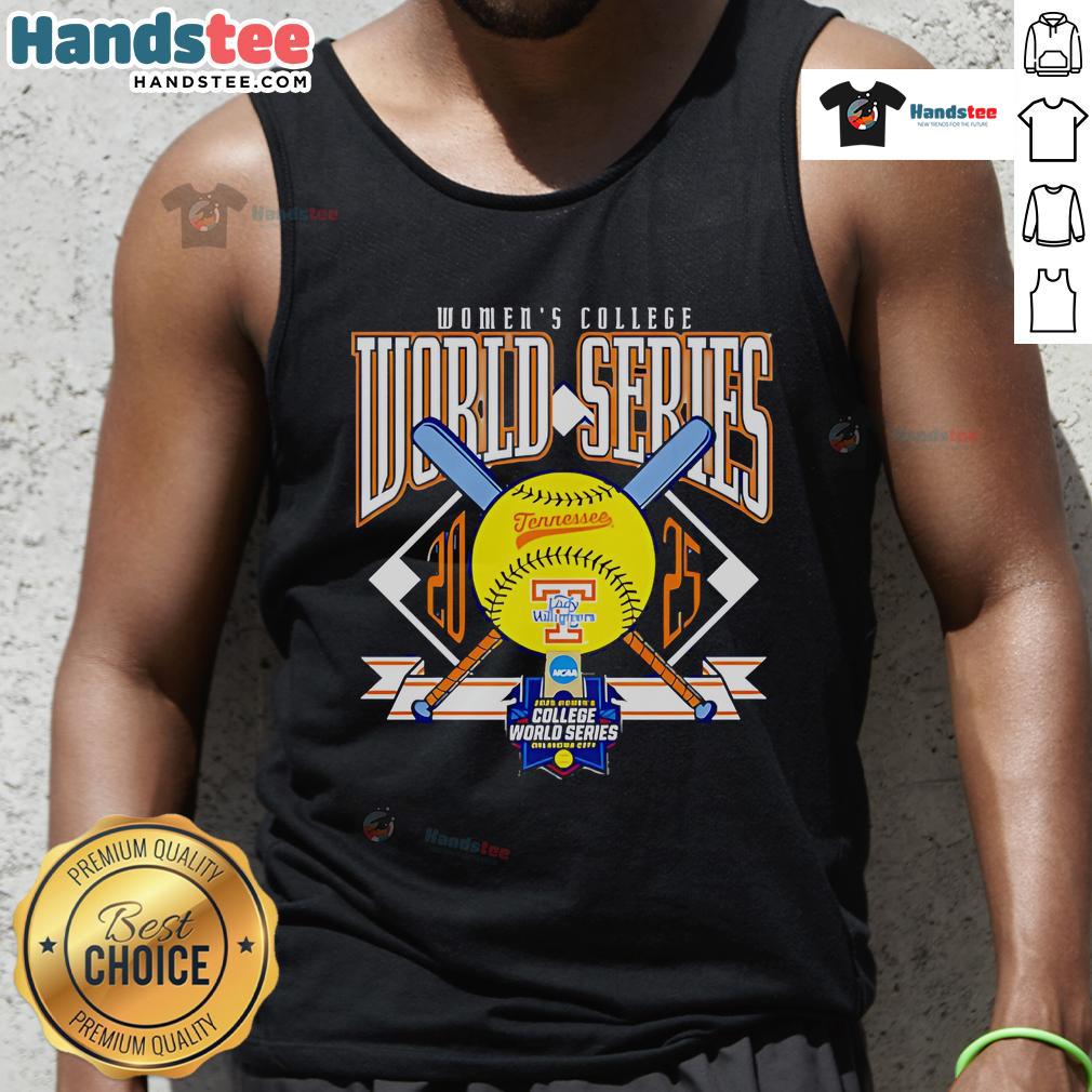Alt Text: 2025 Tennessee Volunteers Women's Basketball tank top from Good Women's College World Series, perfect for fans.