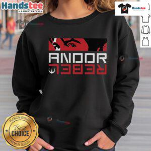 Cozy Nice Andor Rebel Spirit sweatshirt in a stylish design, perfect for fans of the series and casual wear enthusiasts.