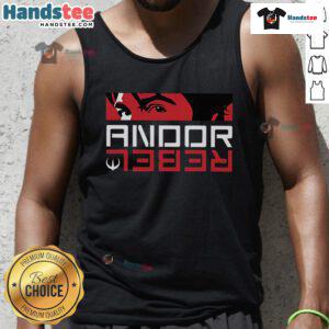 Nice Andor Rebel Spirit Tank Top featuring a stylish design for fans of the Star Wars universe, perfect for casual wear.