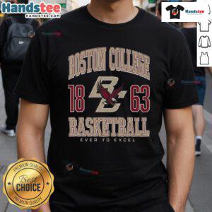 Alt Text: Nice Boston College Eagles Basketball T-Shirt featuring team colors and logo, perfect for fans and game day wear.