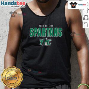 Nice Champion York College Spartans tank top featuring the team logo, perfect for fans and casual wear.