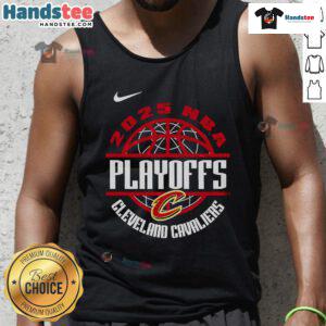 Nice Cleveland Cavaliers NBA Playoffs Fight Together Win Forever 2025 tank top featuring vibrant team colors and logo.