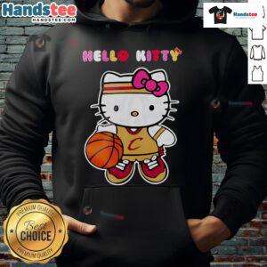 Nice Cleveland Cavaliers x Hello Kitty Game Night Hoodie featuring vibrant graphics and a cozy design for fans.