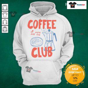 Retro Coffee Hoodie from Nice Coffee Club, perfect for all-day, every-day coffee lovers and enthusiasts.
