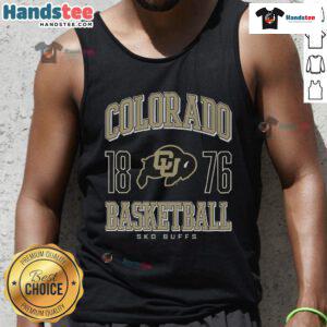 Nice Colorado Buffaloes basketball tank top featuring team colors and logo, perfect for game day or casual wear.