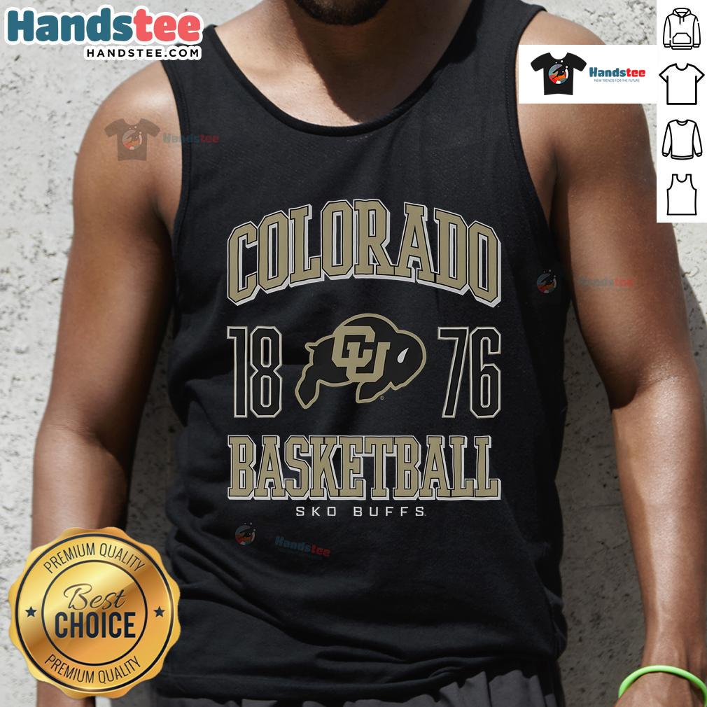 Nice Colorado Buffaloes basketball tank top featuring team colors and logo, perfect for game day or casual wear.