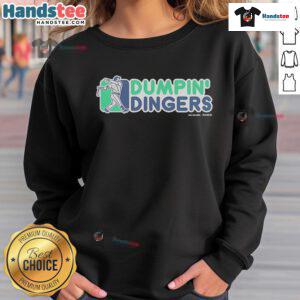 Cal Raleigh sweatshirt featuring 'Nice Dumpin Dingers' design, perfect for Seattle Mariners fans and baseball enthusiasts.