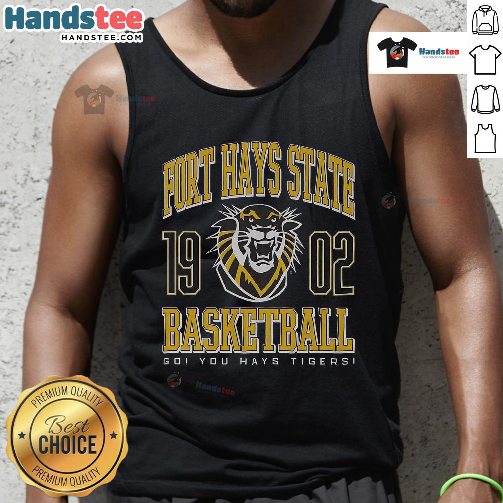 Stylish Fort Hays State Tigers basketball tank top, perfect for fans and athletes showcasing team spirit.